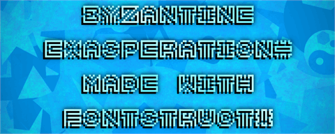 Byzantine Exasperation font16设计网精选英文字体