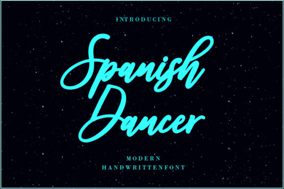 Spanish Dancer Font素材中国精选英文字体