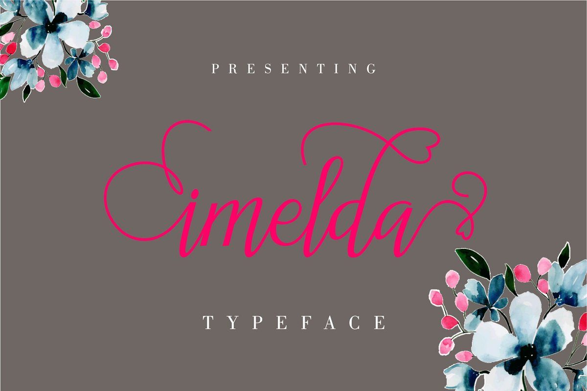 Imelda Typeface Font16设计网精选英文字体