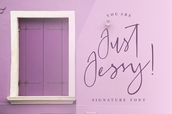 Just Jessy! [Signature Font]16设计网精选英文字体