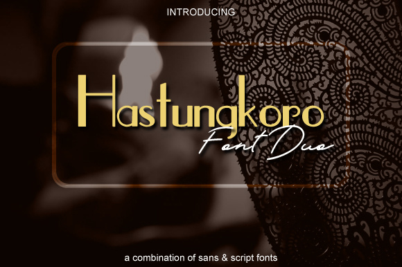 Hastungkoro Duo Font16设计网精选英文字体