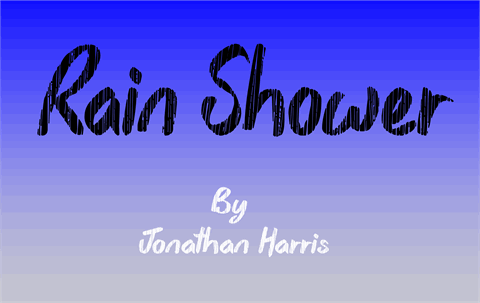 Rain Shower font16图库网精选英文字体