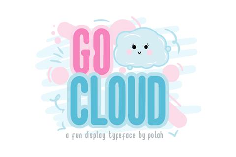 Go Cloud font素材中国精选英文字体