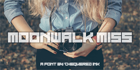Moonwalk Miss font16图库网精选英文字体