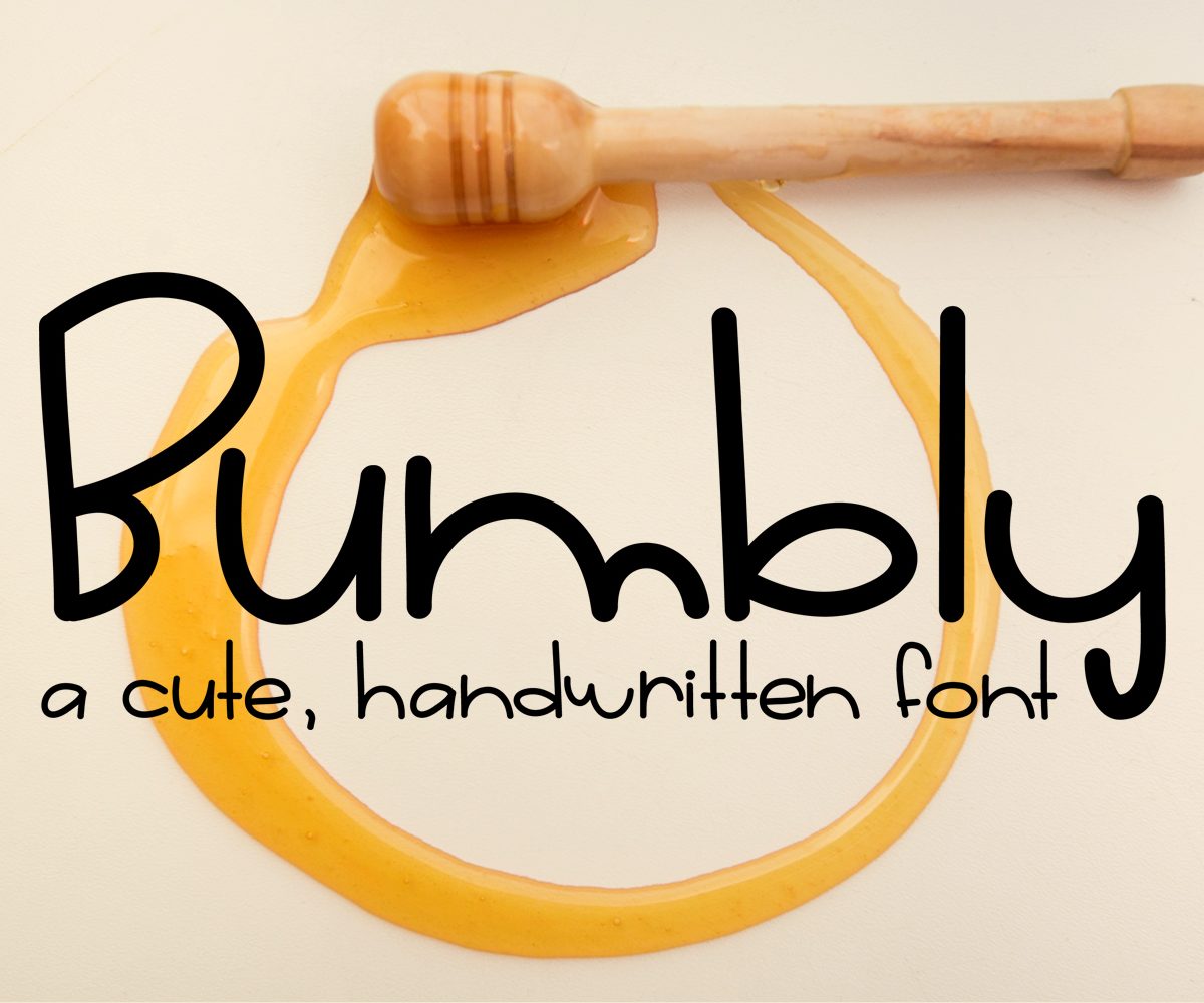 Bumbly Regular Font16设计网精选英文字体