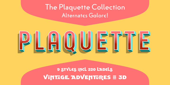 Plaquette Font Family16设计网精选英文字体
