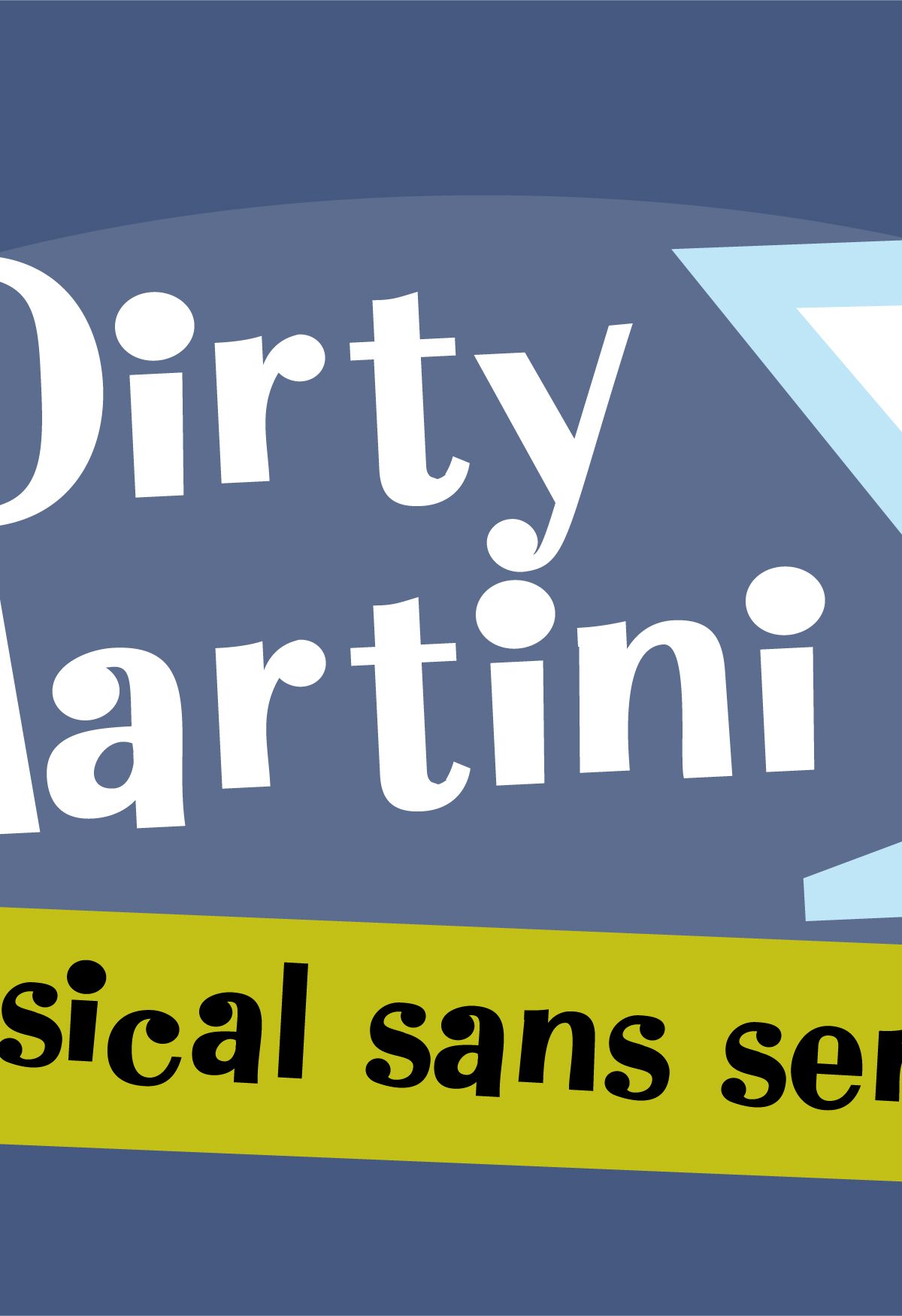 ZP Dirty Martini Regular Font16设计网精选英文字体
