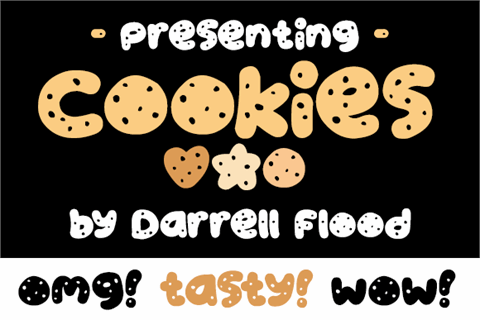 Cookies font16设计网精选英文字体