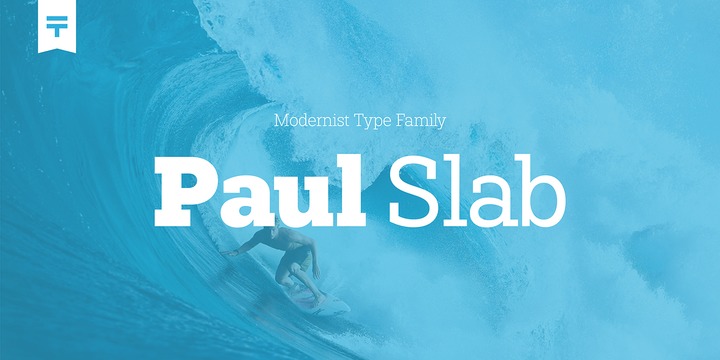Paul Slab Font Family16设计网精选英文字体