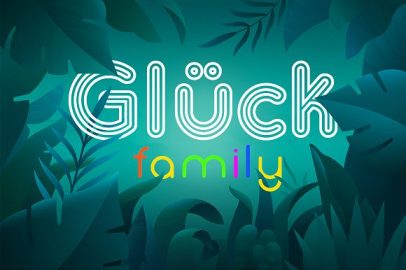 Glück Family16设计网精选英文字体