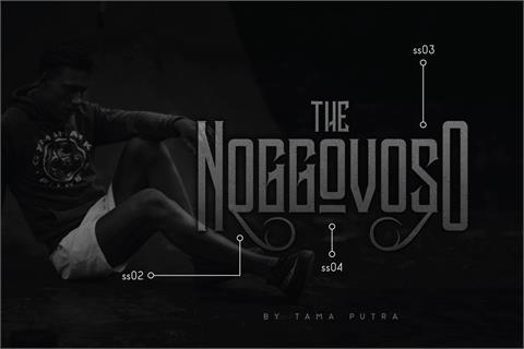 Noggovoso Personal Use font16设计网精选英文字体