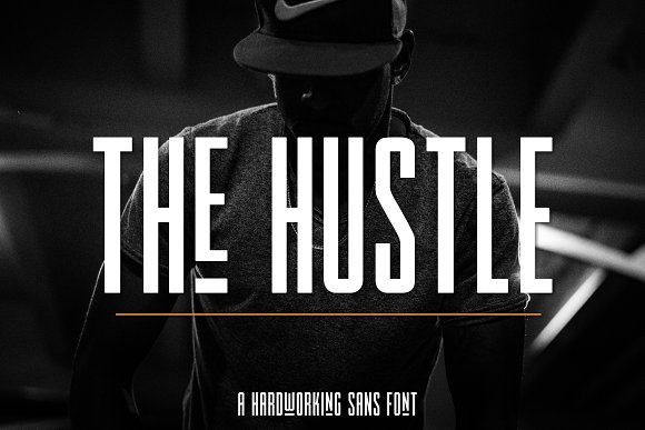 The Hustle Typeface普贤居精选英