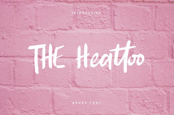 THE Heattoo BRUSH FONT16设计网精选英文字体
