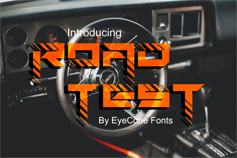 Roadtest font素材天下精选英文字体