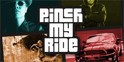 Pinch My Ride font16设计网精选英文字体