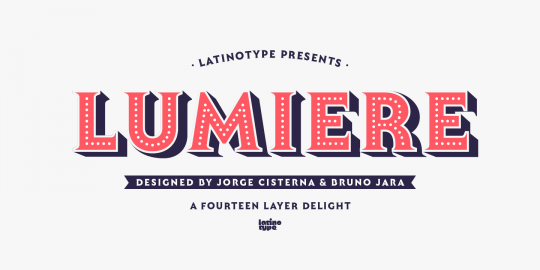 Lumiere Font Family16设计网精选英文字体