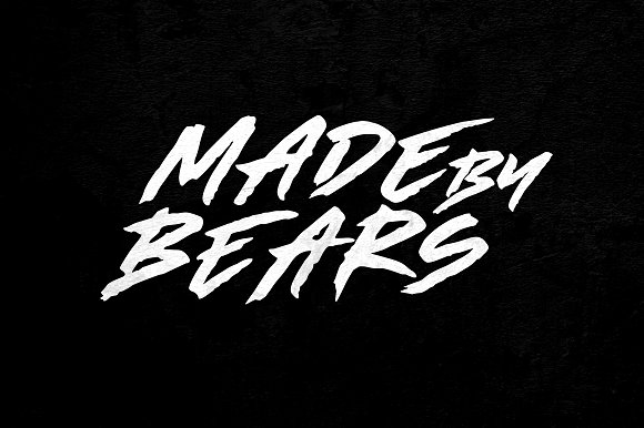 Made by Bears – Font 50% Discount!16设计网精选英文字体