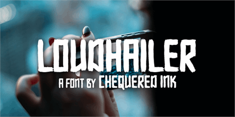 Loudhailer font16设计网精选英文字体