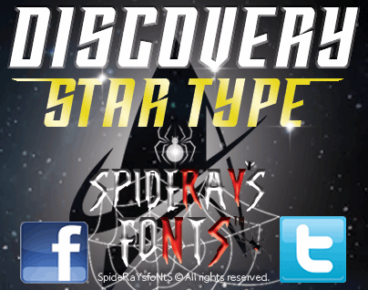 DISCOVERY STAR TYPE font16设计网精选英文字体