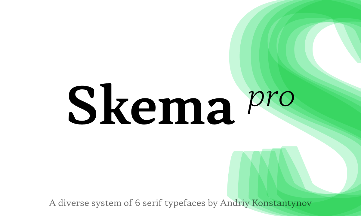 Skema Pro Display Font Family16设计网精选英文字体