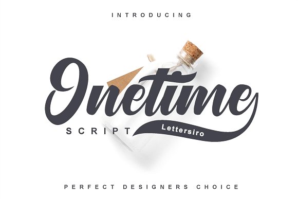 Onetime Typeface16设计网精选英文字体