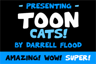 Toon Cats font素材天下精选英文字体