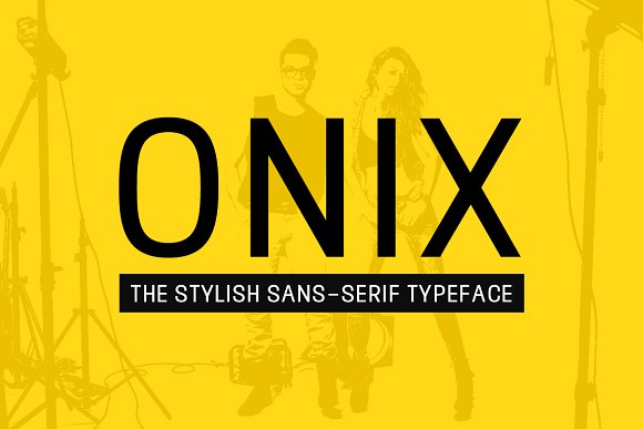 ONIX – Stylish Typeface + Web Fonts普贤居精选英文字体