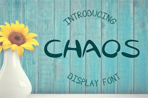 EP Chaos font素材中国精选英文字体