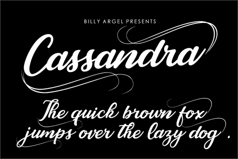Cassandra Personal Use font素材天下精选英文字体