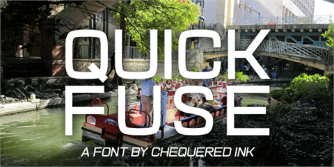 Quick Fuse font素材中国精选英文字体