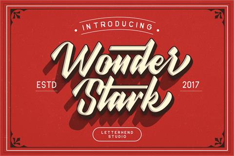 Wonder Stark DEMO font素材中国精选英文字体