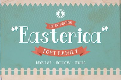 Easterica Font16图库网精选英文字体