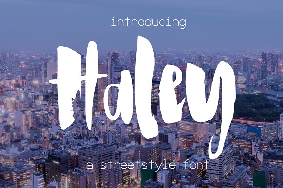Haley Font16图库网精选英文字体