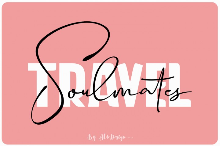 Travel Soulmates Duo Font16设计网精选英文字体