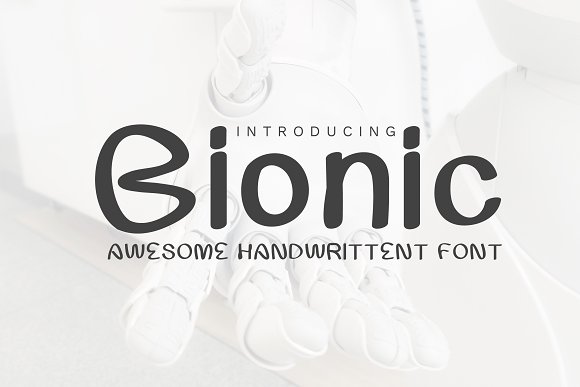 Bionic Web Font16素材网精选英文字体