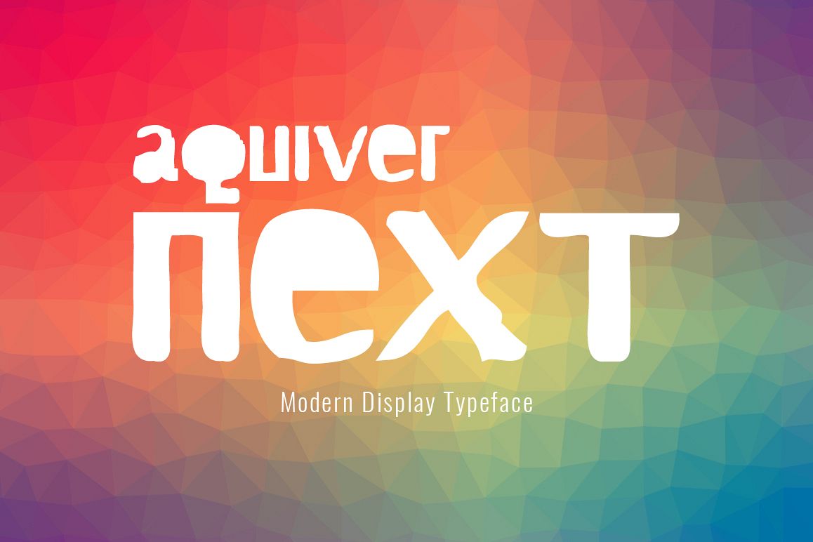 Aquiver Next Regular Font16设计网精选英文字体