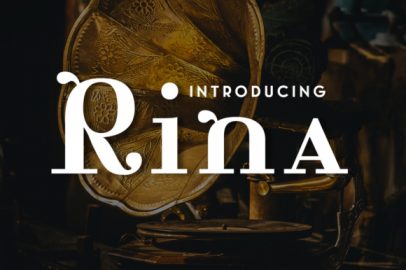 Rina Font16设计网精选英文字体