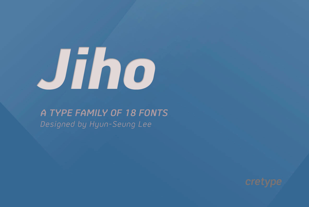 Jiho Font Family素材中国精选英文字体