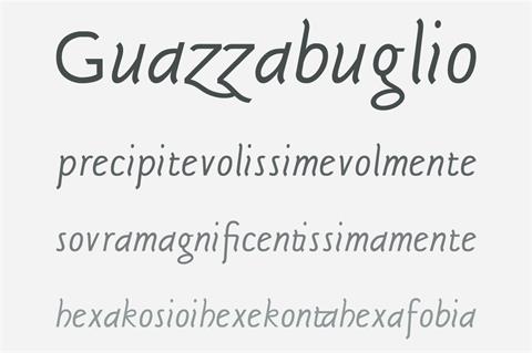 Sgriffo font16设计网精选英文字体