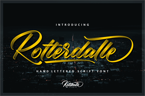 Rotterdalle Personal Use font16图库网精选英文字体