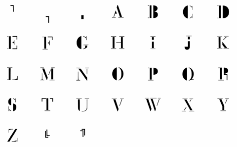 Mck Stencil font16设计网精选英文字体