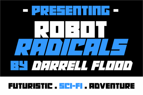 Robot Radicals font素材天下精选英文字体