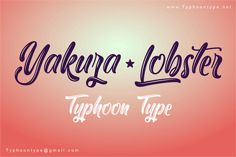 Yakuza Lobster font16设计网精选英文字体