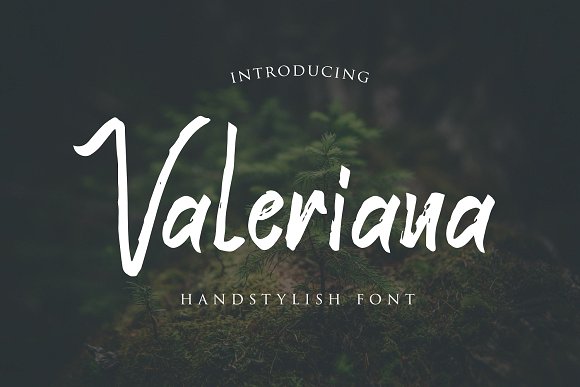 Valeriana Handstylish Font16设计网精选英文字体
