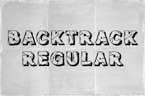 Backtrack Demo font16设计网精选英文字体