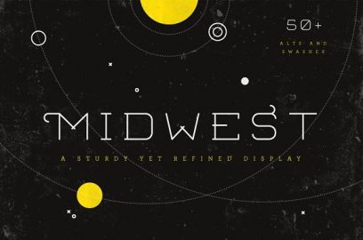 Midwest Display – SALE!16设计网精选英文字体