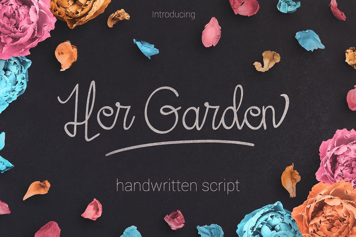 Her Garden Font16设计网精选英文字体