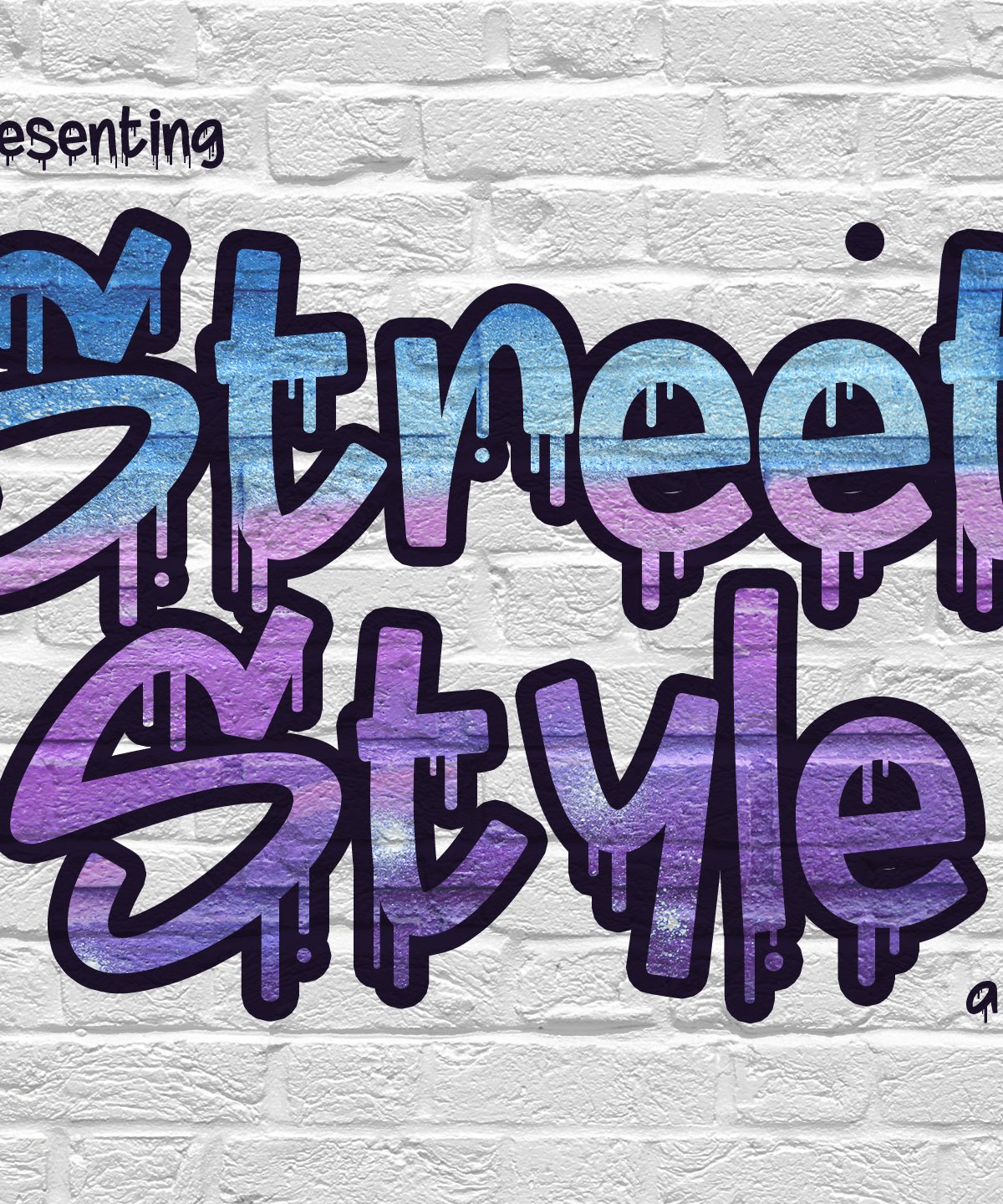 Street Style Font Scrip16图库网精选英文字体
