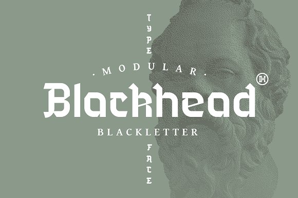 Blackhead Typeface16设计网精选英文字体
