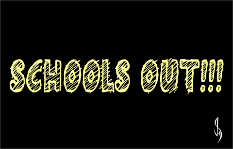 Schools Out!!! font16图库网精选英文字体